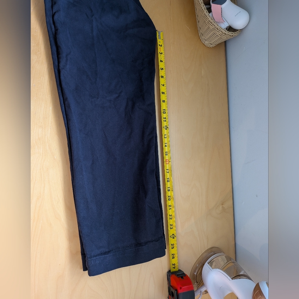 FRANK & OAK Women Romper Size M Navy Blue Straight Leg Buttons Closure - Picture 15 of 16